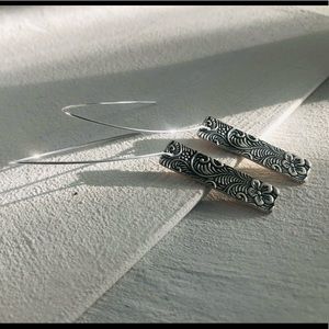 COPY - Sterling Silver handcrafted floral Earrings